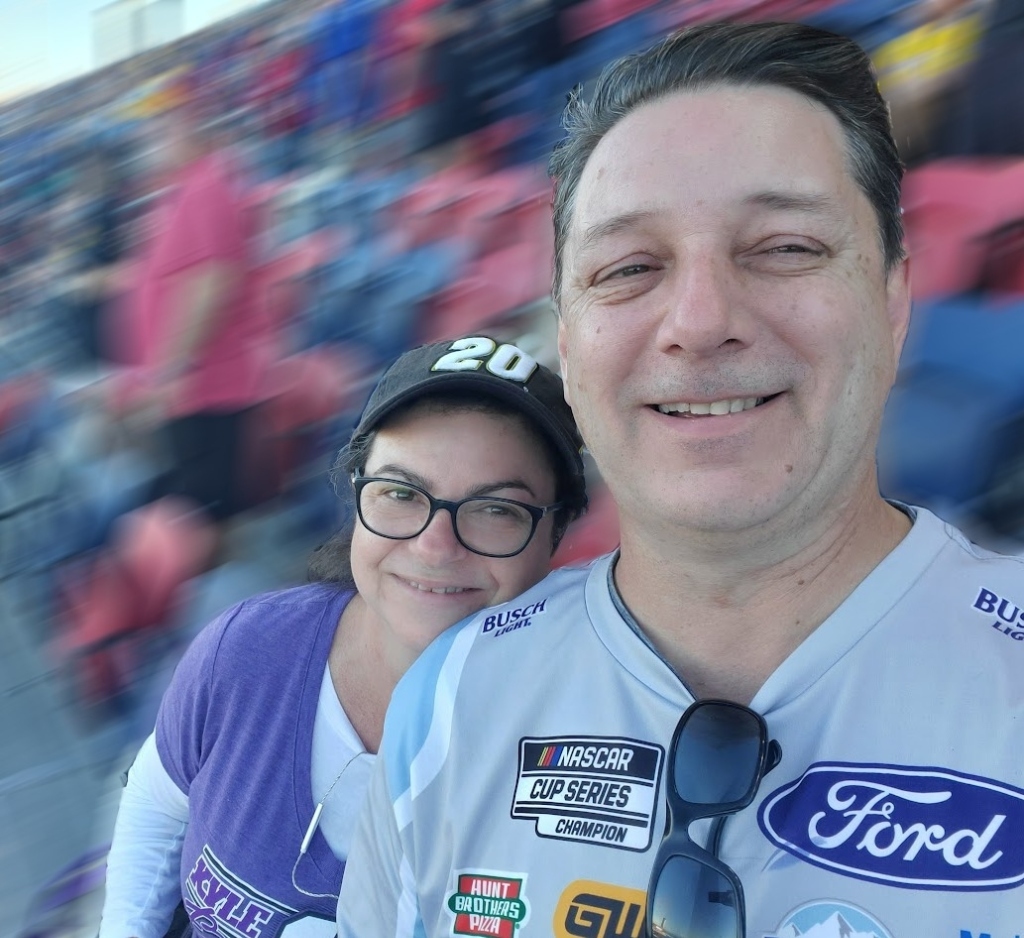 Gene and Maureen at NASCAR Championship Weekend
